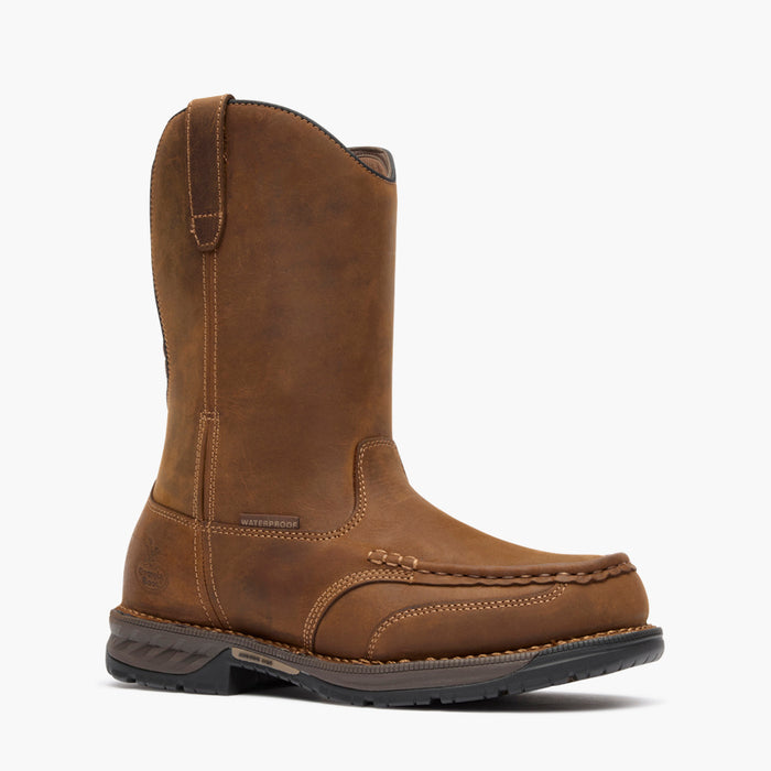 Georgia Boot Athens 360 11" Pull-On Waterproof Moc-Toe Nano Composite Toe Work Boot