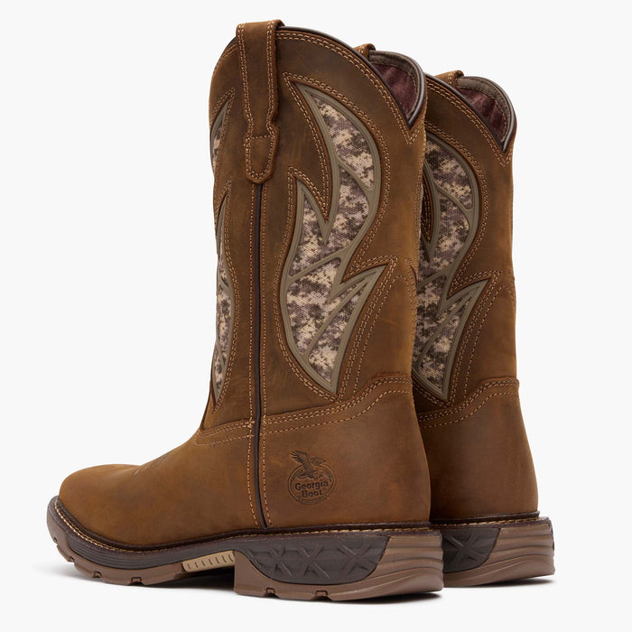 Georgia Boot Carbo-Tec FLX 11" Pull-On Work Boot with InsulKul™