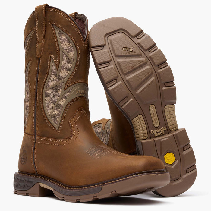 Georgia Boot Carbo-Tec FLX 11" Pull-On Work Boot with InsulKul™