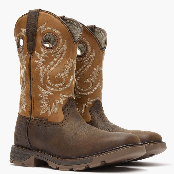 ""Georgia Boot Carbo-Tec FLX 11"" Waterproof Pull On Work Boot" - 12"