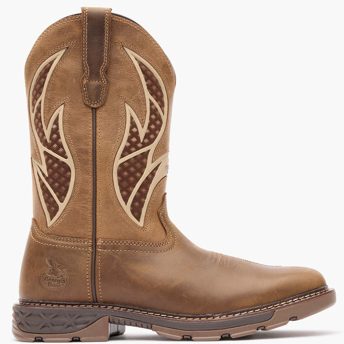Georgia Boot Carbo-Tec FLX Alloy Toe Pull-on with InsulKul™ Work Boot - profile