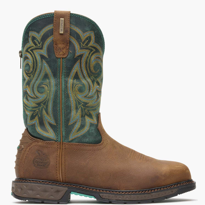 Georgia Boot Carbo-Tec LT Women's Steel Toe Waterproof Pull-On Boot - profile