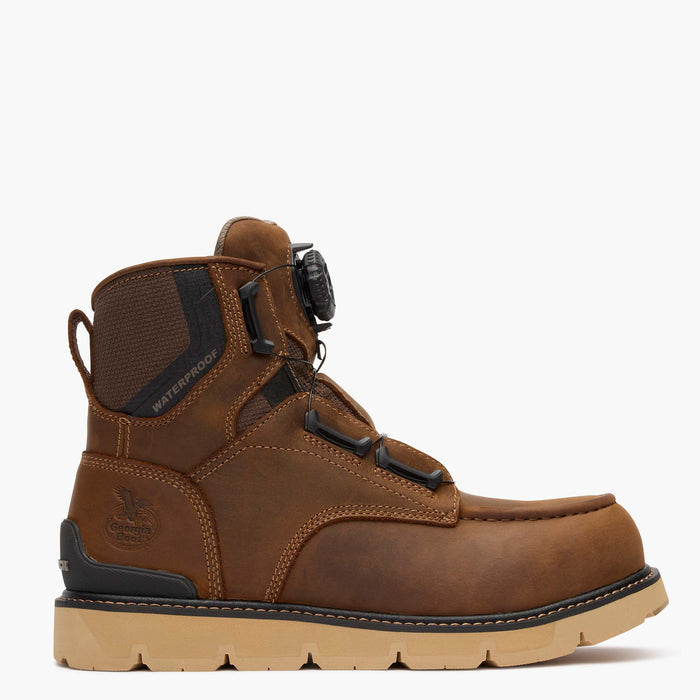 Georgia Boot Carbon Flex 6" BOA® Waterproof Carbon Toe Moc-Toe Work Boot