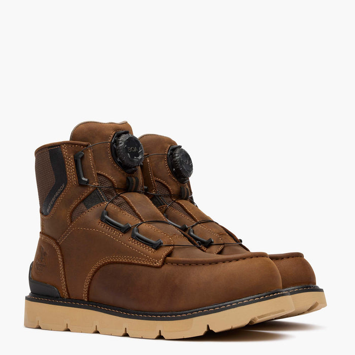 Georgia Boot Carbon Flex 6" BOA® Waterproof Carbon Toe Moc-Toe Work Boot