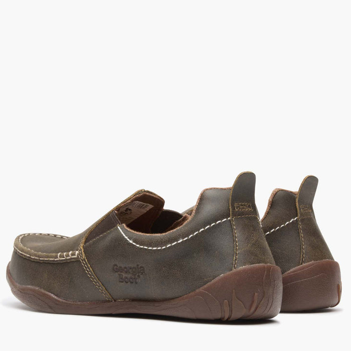 Georgia Boot Cedar Falls Moc-Toe Slip On - back