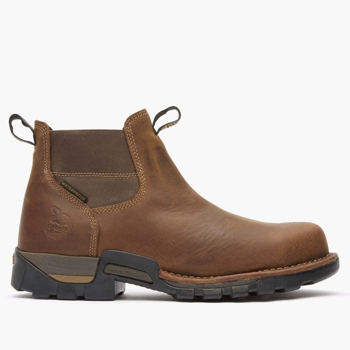 Georgia Boot Eagle One Steel Toe Waterproof Chelsea Work Boot - profile