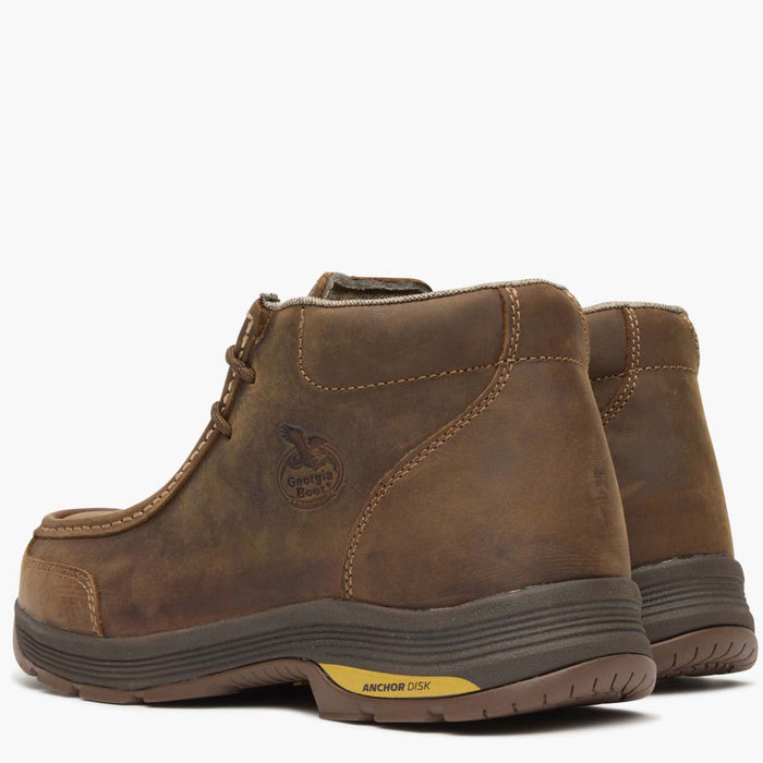 Georgia Boot Men's Athens SuperLyte Alloy Toe Waterproof Wallabe - back