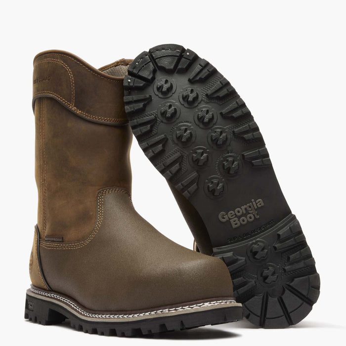 Georgia Boot Men's Brute Met Guard Composite Toe Waterproof Work Boot - outsole
