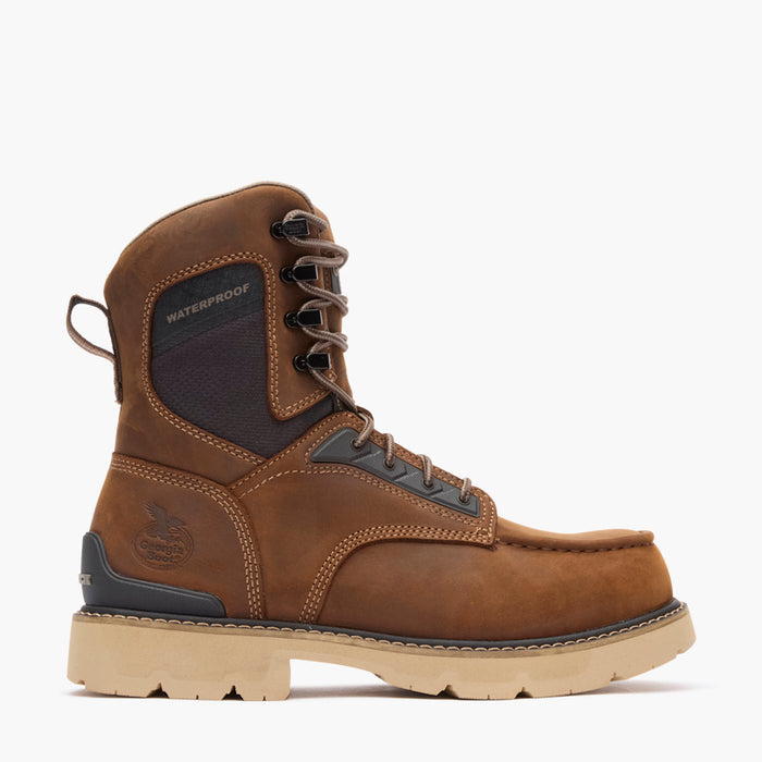 Georgia Boot Men's Carbon Flex 8" Moc-Toe Work Boot with Carbon Toe