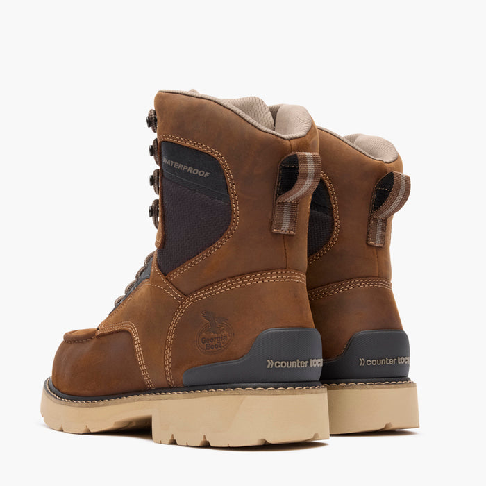 Georgia Boot Men's Carbon Flex 8" Moc-Toe Work Boot with Carbon Toe