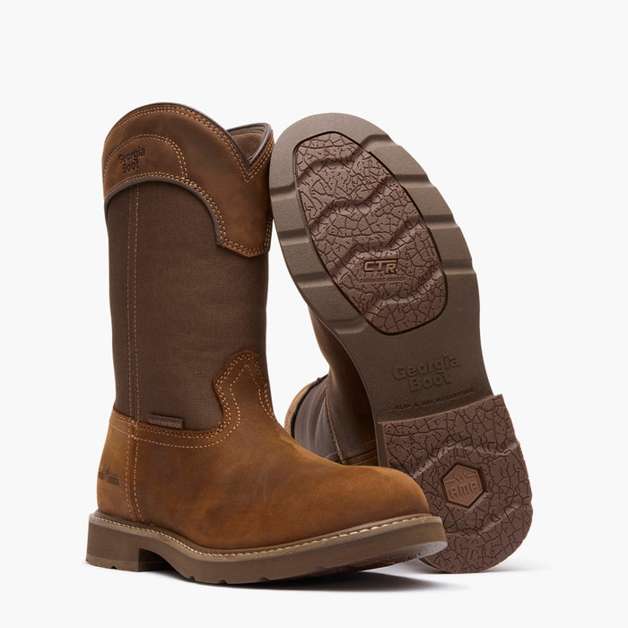 Georgia Boot Men's Core 37 Farm & Ranch Round Toe Pull-On
