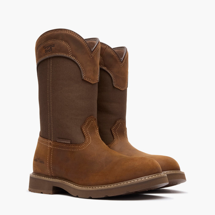 Georgia Boot Men's Core 37 Farm & Ranch Round Toe Pull-On