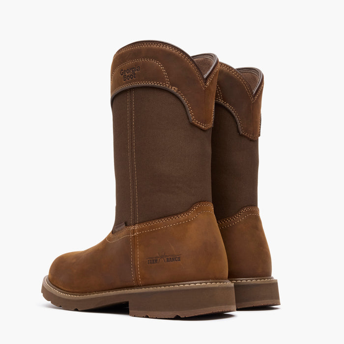Georgia Boot Men's Core 37 Farm & Ranch Round Toe Pull-On