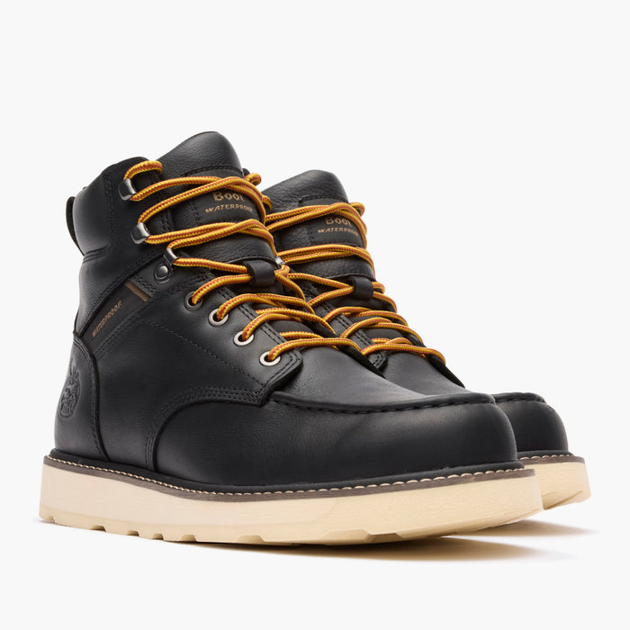 Georgia Boot Men's Core 37 Wedge 6" Moc-Toe with Steel Toe Work Boot