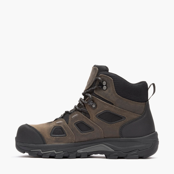 Georgia Boot Men's TrailPoint Hiking Boot Carbon Toe in Black/Grey