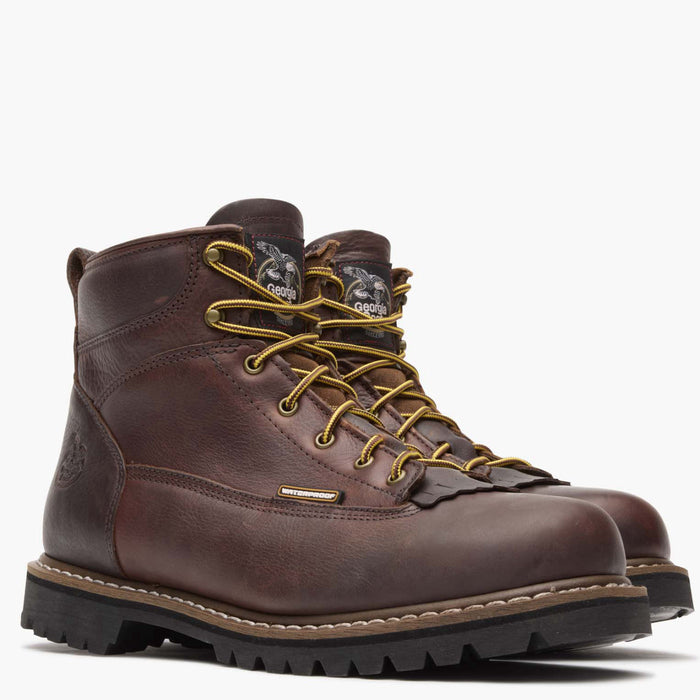 Georgia Boot Waterproof Lace-To-Toe Work Boot - 12