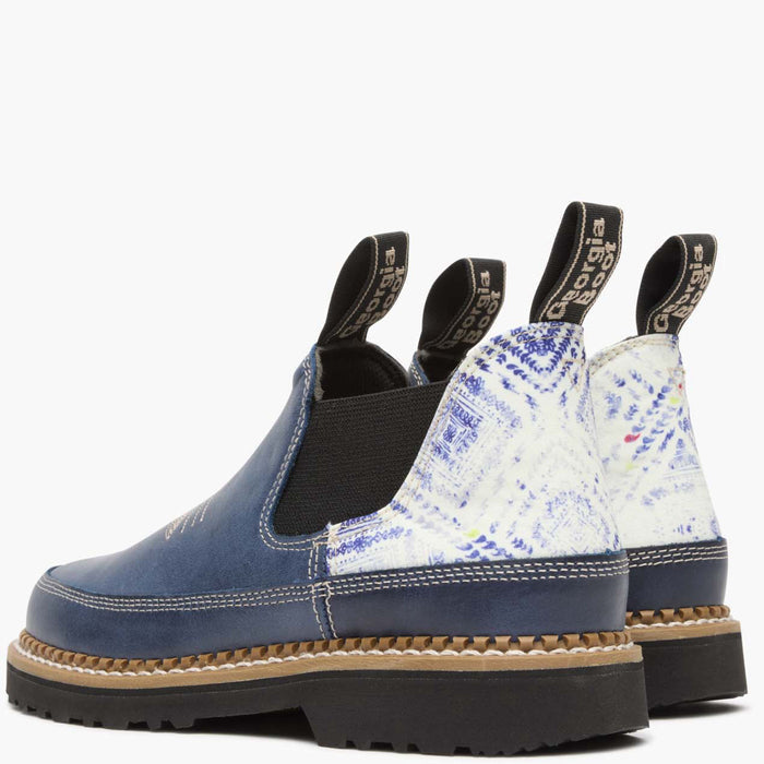Georgia Boot Women's Boho Navy Romeo Shoe - back