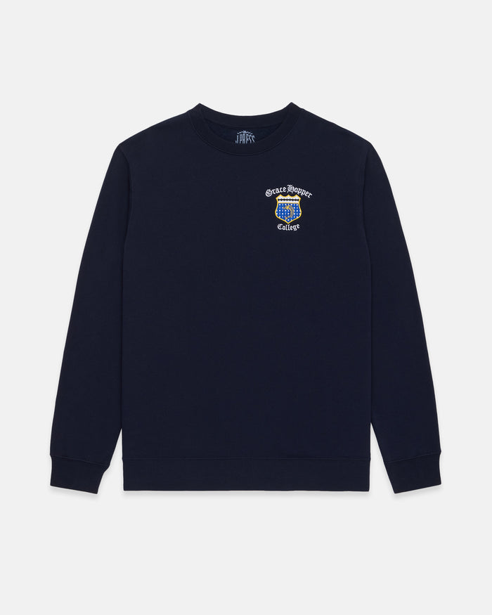Grace Hopper College Cotton Crewneck Sweatshirt