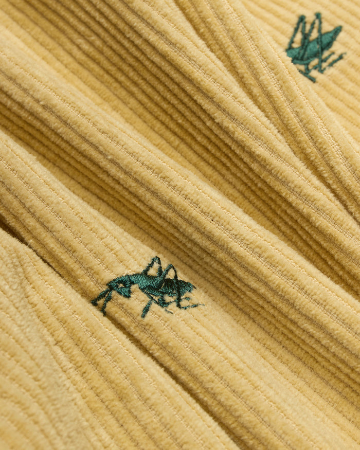 Grasshopper Club Embroidered Corduroy Pant