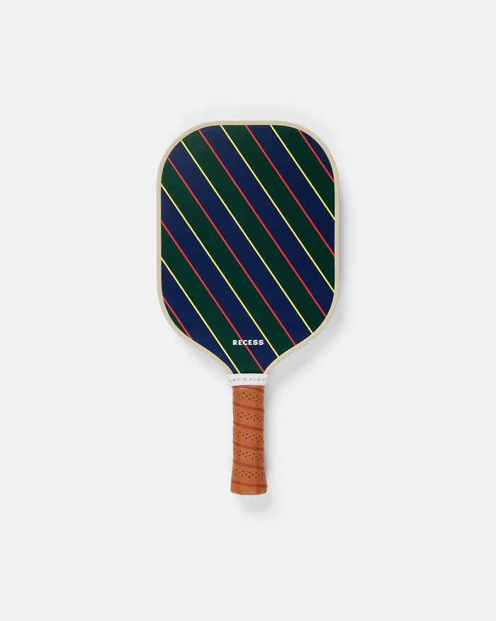 Green & Navy Argyll & Sutherland Regimental Stripe Pickleball Paddle