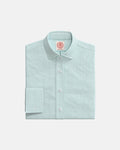Green University Stripe Oxford English Spread Collar Custom Shirt