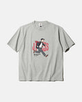 Grey "Running Ivy Boy" Crew Neck T Shirt - Trim Fit