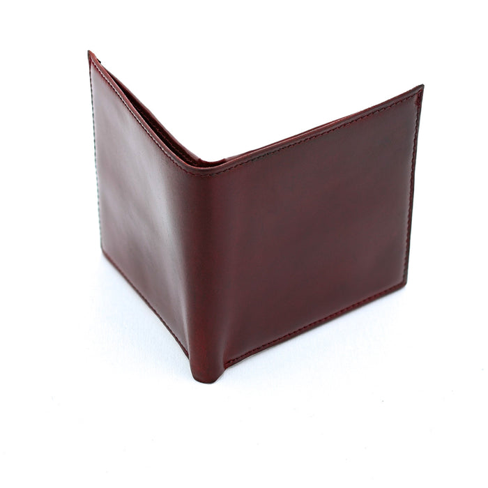 Hamlin 5-Slot Burgundy Shell Cordovan Bi-Fold Wallet