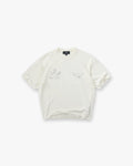 Hand Drawn Horses T-Shirt - Flat White