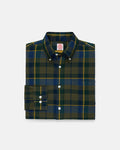 Handloomed Green & Blue Plaid Shirt