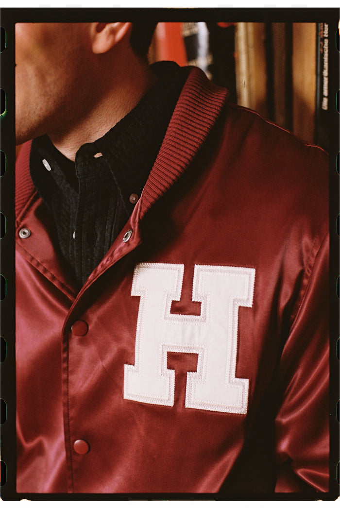 Harvard Satin Coach's Jacket
