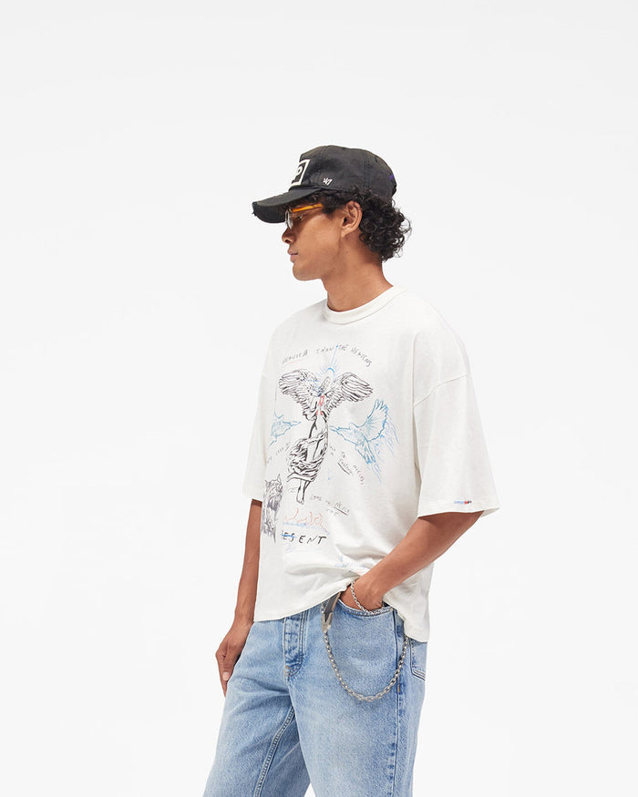Heavier Than The Heavens T-Shirt - Antique White