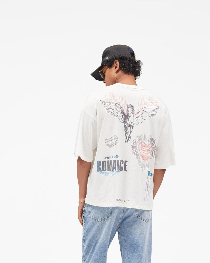 Heavier Than The Heavens T-Shirt - Antique White