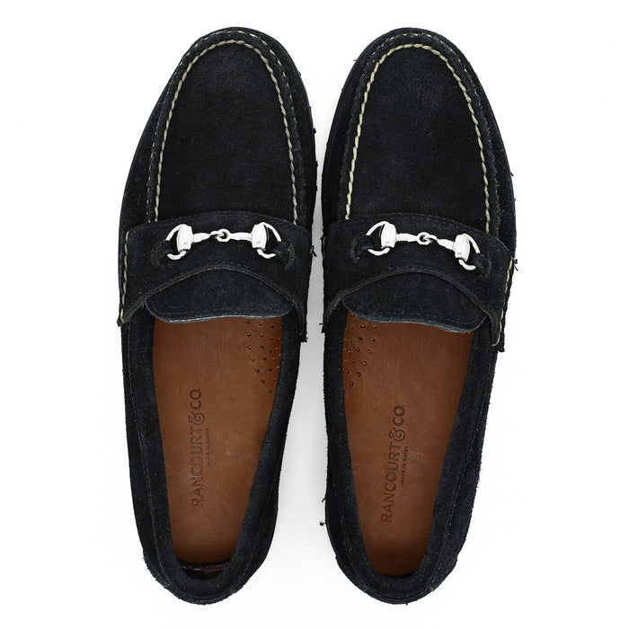 Horsebit Loafer w/Lug Sole - Black Orion Fleshout