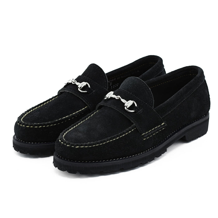 Horsebit Loafer w/Lug Sole - Black Orion Fleshout