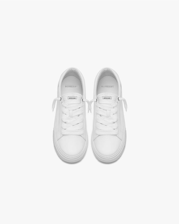 HTN Low Tumbled Leather - Flat White