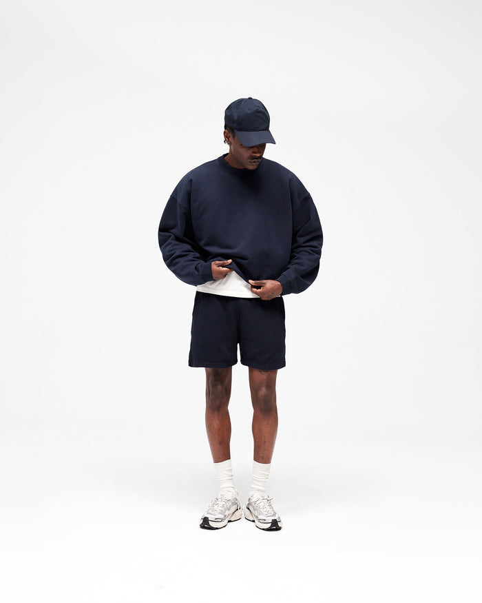 Initial Boxy Sweater - Midnight Navy