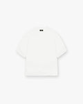 Initial Boxy T-Shirt - Flat White