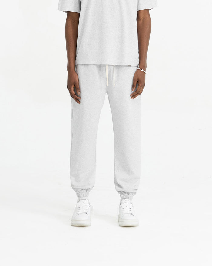 Initial Cuffed Sweatpant - Ice Grey Marl