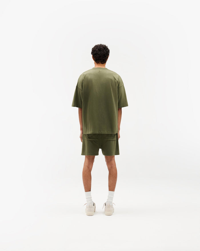 Initial Mesh Shorts - Army Green