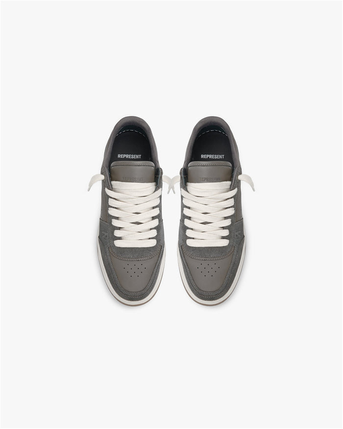 Initial Sneaker - Suede - Dark Taupe