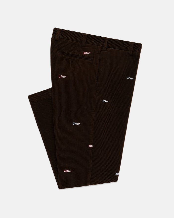 J. Press Burgee Embroidered Corduroy Pant - Trim Fit