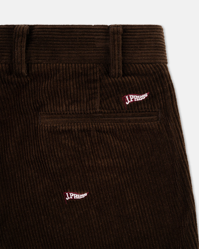 J. Press Burgee Embroidered Corduroy Pant - Trim Fit