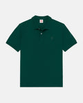 J. Press Dark Green 1902 Crest Pique Polo