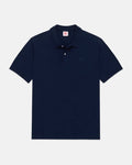 J. Press Navy 1902 Crest Pique Polo