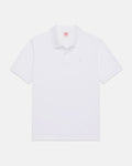 J. Press White 1902 Crest Pique Polo