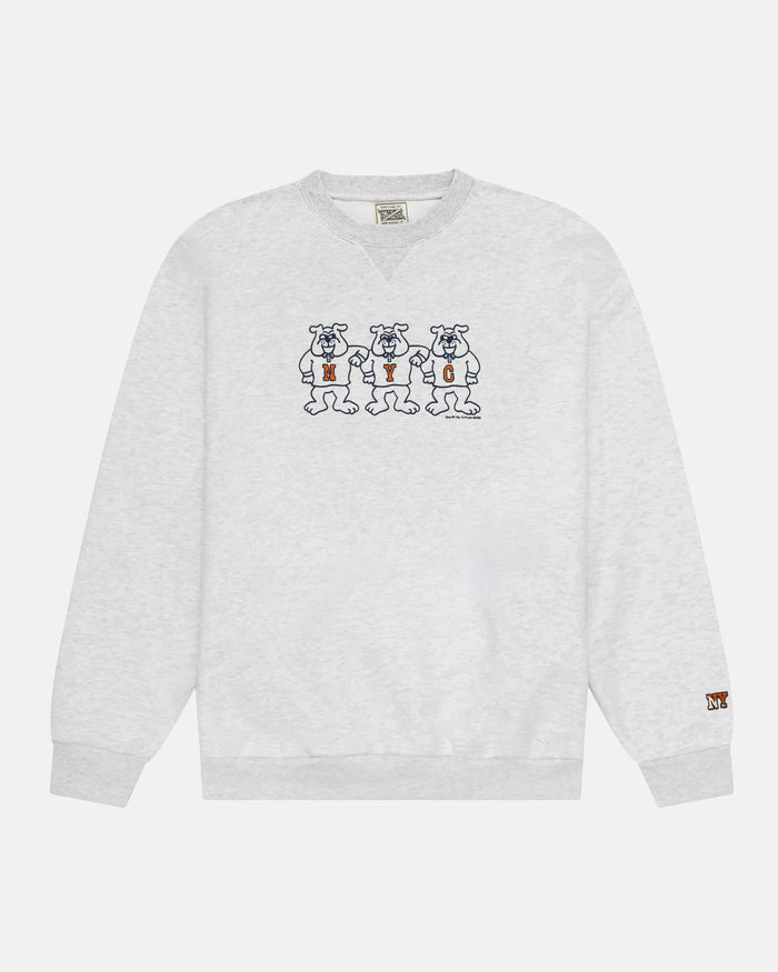 J. Press x Only NY Grey Bulldog Sweatshirt