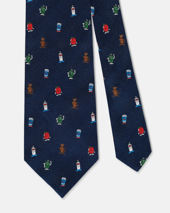 J. Press x Only NY Made-in-USA Navy Homies of NY Tie
