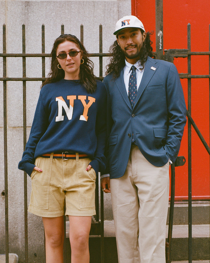 J. Press x Only NY Navy NY Sweater