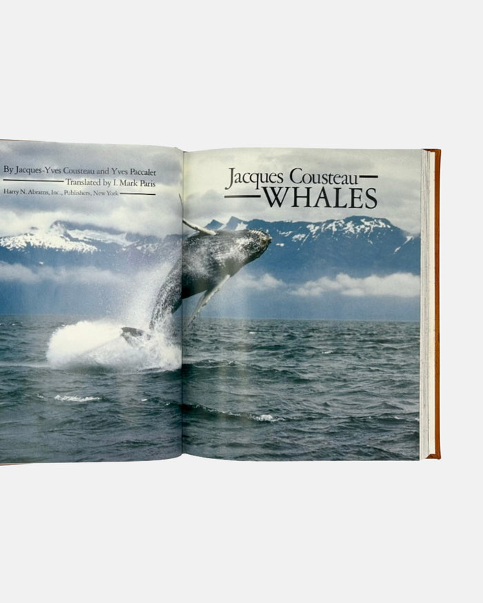 Jacques Cousteau Whales Skald Club Limited Edition 1991 Book