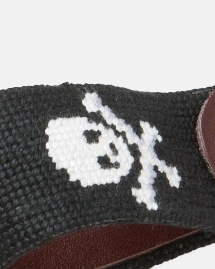 Jolly Roger Needlepoint Key Fob